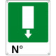 Cartello uscita d'emergenza N