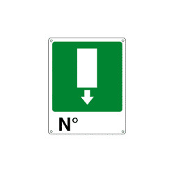Cartello uscita d'emergenza N