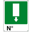 Cartello uscita d'emergenza N