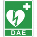 Cartello alluminio "DAE"