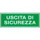 Cartello aziendale Uscita di sicurezza