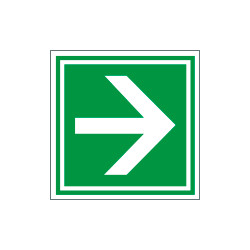 Cartello VERDE freccia di direzione