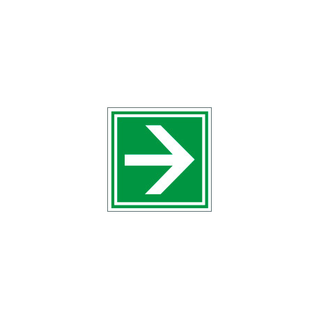 Cartello VERDE freccia di direzione