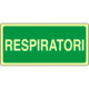 Etichetta fotoluminescente adesiva RESPIRATORI