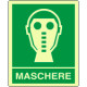Cartello fotoluminescente maschere