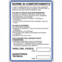 Etichetta adesiva norme di comportamento GPL