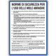 Cartello NORME USO MOLE ABRASIVE