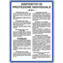 Cartello DISPOSITIVI PROTEZIONE INDIVIDUALE