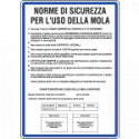 Cartello NORME USO DELLA MOLA
