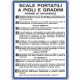 Cartello NORME PER SCALE PORTATILI