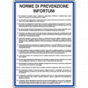 Cartello NORME PREVENZ. INFORTUNI
