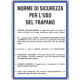 Cartello NORME USO TRAPANO