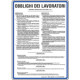 Cartello OBBLIGHI DEI lavoratori D. Lgs. 81/08