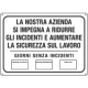 Obiettivo sicurezza : giorni senza incidenti con spazio scrivibile