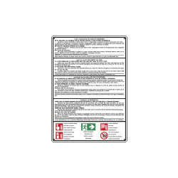 Etichetta adesiva norme comportamento ALBERGHI EN ISO 7070