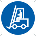 Cartello obbligo carrello