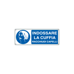 Etichetta obb. indossare la cuffia