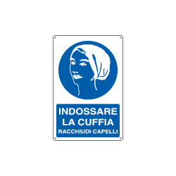 Cartello indossare la cuffia