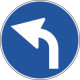 Disco rifr NF80e PREAVVISO DIREZIONE obbligo SINISTRA