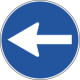 Cartello NF80b/c DIREZIONE OBBLIGATORIA DESTRA sinist