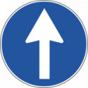 Cartello HI NF80a DIREZIONE OBBLIGATORIA DIRITTO