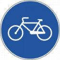 Cartello NF 90 PISTA CICLABILE
