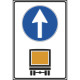 Cartello NF 8b TRASPORTO MERCI pericolo AVANTI