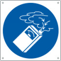 Cartello obbligo utilizzo rilevatore di gas simbolo EN ISO 7010 M048