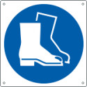 Cartello obbligo indossare le calzature…. . solo simbolo EN ISO 7010