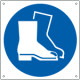Cartello obbligo indossare le calzature…. . solo simbolo EN ISO 7010