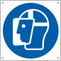Etichetta adesiva obbligo schermo protettivo EN ISO 7010