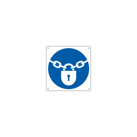 Cartello tenere chiuso EN ISO 7010