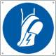 Cartello obbligo indossare le calzature antistatiche EN ISO 7010