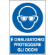 Cartello obbligo proteggere gli occhi EN ISO 7010