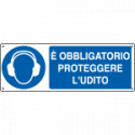 Cartello obbligo proteggere l'udito EN ISO 7010