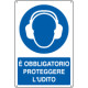 Cartello obbligo proteggere l'udito EN ISO 7010
