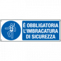 Etichetta adesiva obbligo cintura di sicurezza EN ISO 7010