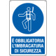 Cartello imbracatura di sicurezza EN ISO 7010