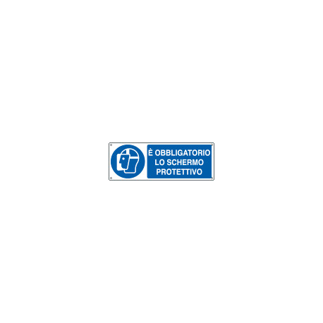 Etichetta adesiva obbligo schermo protettivo EN ISO 7010