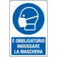 Cartello indossare la maschera EN ISO 7010