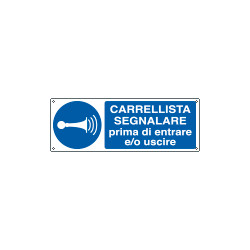 Cartello segnalare entrare e/o uscire EN ISO 7010