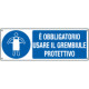Cartello usare grembiule protettivo EN ISO 7010