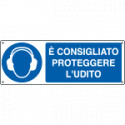 Etichetta adesiva è consigliato proteggere l'udito EN ISO 7010