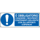 Cartello chiudere recipiente solvente con coperchio EN ISO 7010