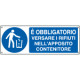 Cartello versare rifiuti negli appositi contenitori EN ISO 7010