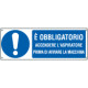 Cartello obbligo accendere l'aspiratore EN ISO 7010