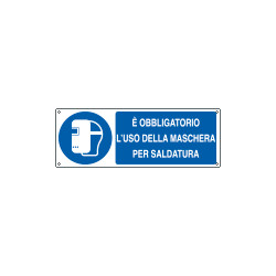 Cartello obbligo uso maschera EN ISO 7010