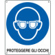 Cartello obbligo proteggere gli occhi EN ISO 7010