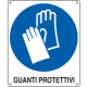 Cartello obbligo guanti protettivi EN ISO 7010