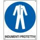 Cartello obbligo indumenti protettivi EN ISO 7010